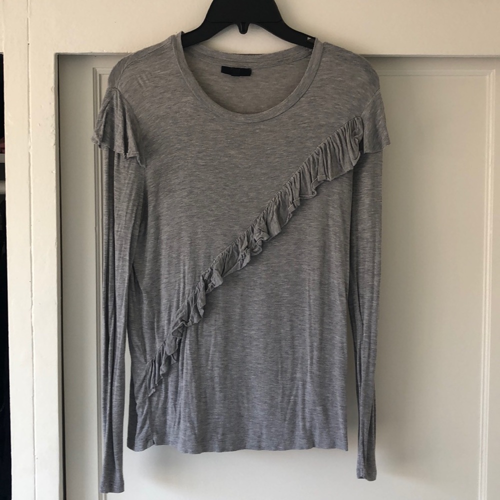 Heather grey Topshop top